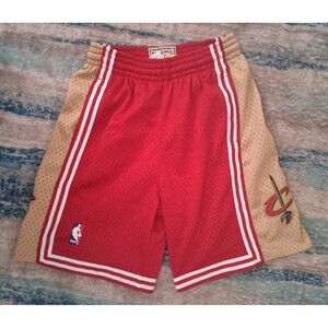 Mitchell & Ness NBA Swingman Road Shorts Cleveland Cavaliers Red Medium Boys